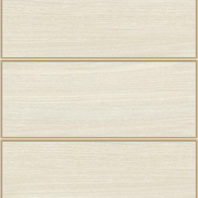 Cerused Woodgrain Wallpaper Wallpaper York Double Roll Blonde Wood/Gold 