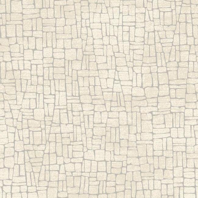 Butler Stone Wallpaper Wallpaper Antonina Vella Double Roll Silver On Gray 