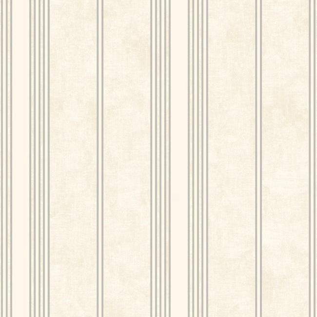 Channel Stripe Wallpaper Wallpaper Antonina Vella Double Roll Silver On White 