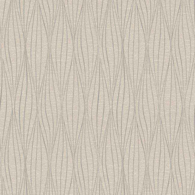 Cocoon Wallpaper Wallpaper Antonina Vella Double Roll Silver On Gray 