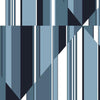 Pinwheel Stripe Wall Mural Wall Mural York Roll Blue 