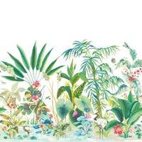 Tropical Panoramic Wall Mural Wall Mural York Roll White 