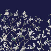 Lingering Garden Wall Mural Wall Mural York Roll Navy 