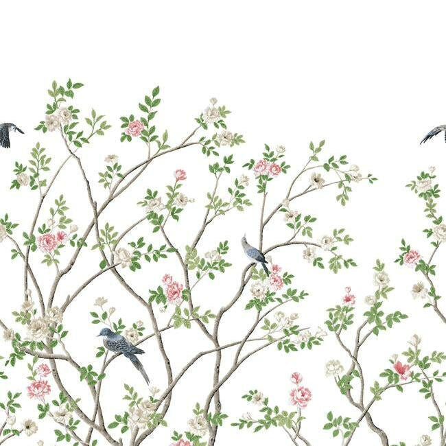 Lingering Garden Wall Mural Wall Mural York Roll White 
