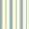 Ralph Stripe Wallpaper Wallpaper Carey Lind Designs Double Roll Blue/Gold 