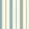 Ralph Stripe Wallpaper Wallpaper Carey Lind Designs Double Roll Blue/Gold 