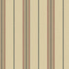 Ralph Stripe Wallpaper Wallpaper Carey Lind Designs Double Roll Taupe/Red 