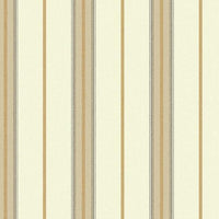 Ralph Stripe Wallpaper Wallpaper Carey Lind Designs Double Roll Gold/Neutral 