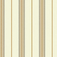 Ralph Stripe Wallpaper Wallpaper Carey Lind Designs Double Roll Gold/Neutral 