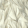 Peaceful Plume Wallpaper Wallpaper Candice Olson Double Roll Charcoal/Gold 
