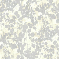 Pressed Leaves Wallpaper Wallpaper Candice Olson Double Roll Cream/Grey 
