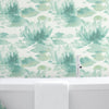 Water Lily Wallpaper Wallpaper Candice Olson   