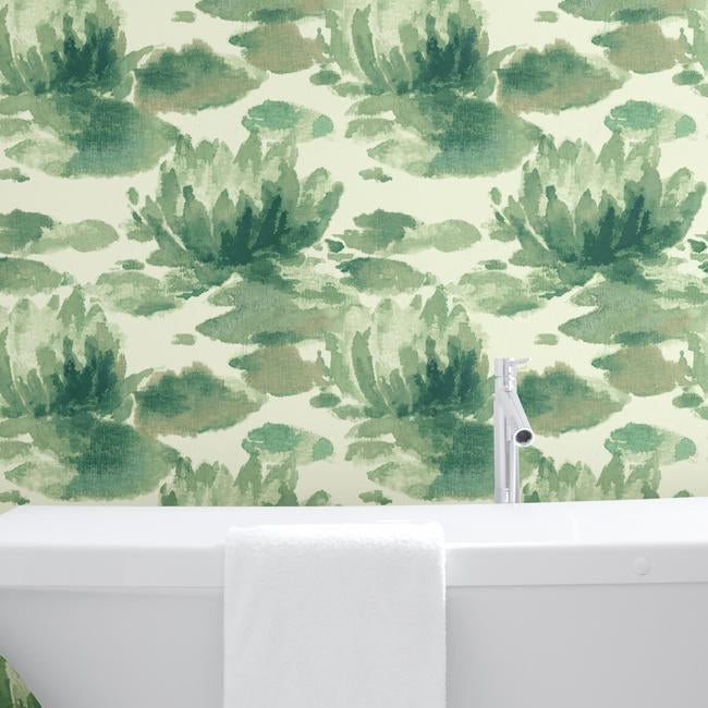 格安SALEスタート！ Water Wallcoverings York – Wallpaper Lily 帽子
