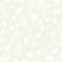 Ginkgo Trail Wallpaper Wallpaper Candice Olson Double Roll Cream/White 