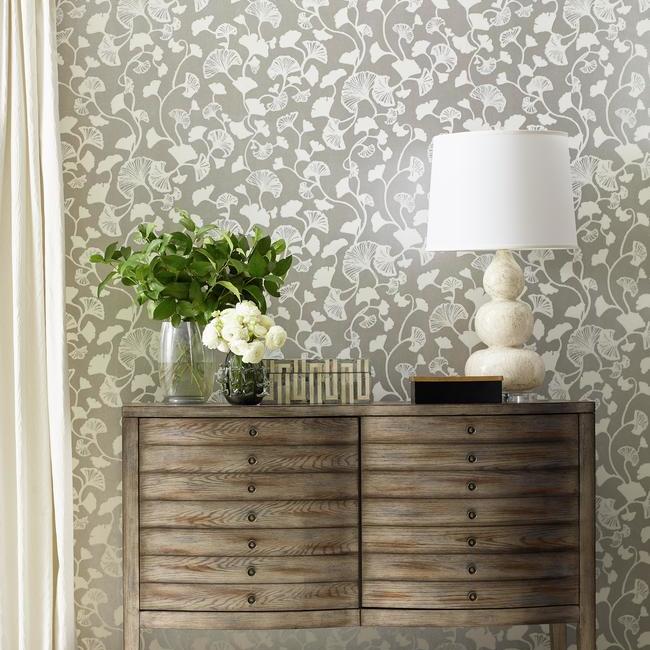 Ginkgo Trail Wallpaper Wallpaper Candice Olson   