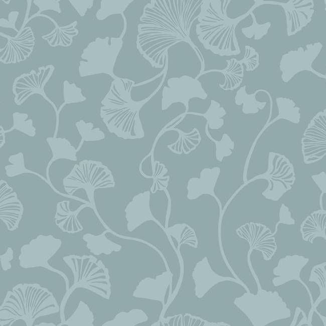 Ginkgo Trail Wallpaper Wallpaper Candice Olson Double Roll Blue 
