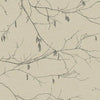 Winter Branches Wallpaper Wallpaper York Double Roll Black/Sand 