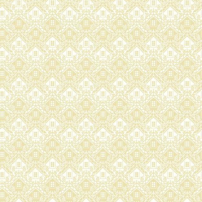 Chalet Wallpaper Wallpaper York Double Roll Yellow/Lily 