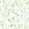 Alpine Botanical Wallpaper Wallpaper York Double Roll Blue 