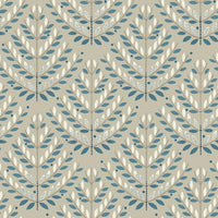 Norrland Wallpaper Wallpaper York Double Roll Sand/Blue 