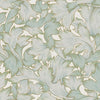 Acanthus Toss Wallpaper Wallpaper York Double Roll Beige/Seafoam 