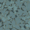 Acanthus Toss Wallpaper Wallpaper York Double Roll Dark Blue 