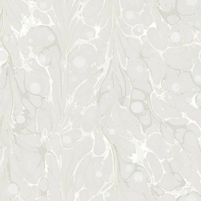 Marbled Endpaper Wallpaper Wallpaper York Double Roll Cream 