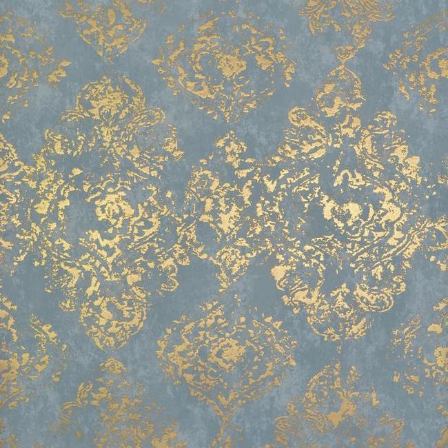 Stargazer Wallpaper Wallpaper Antonina Vella Double Roll Blue/Gold 
