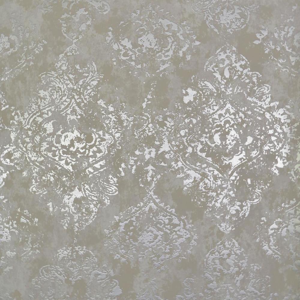 Stargazer Wallpaper Wallpaper Antonina Vella Double Roll White/Silver 