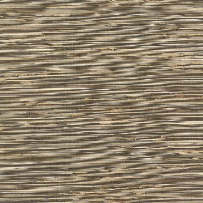 River Grass Wallpaper Wallpaper York Double Roll Black/Beige 