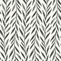 Willow Premium Peel + Stick Wallpaper Peel and Stick Wallpaper Magnolia Home Roll Black 