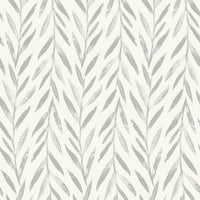 Willow Premium Peel + Stick Wallpaper Peel and Stick Wallpaper Magnolia Home Roll Grey 