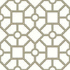 Hedgerow Trellis Premium Peel + Stick Wallpaper Peel and Stick Wallpaper York Roll Taupe/Gold 