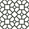 Hedgerow Trellis Premium Peel + Stick Wallpaper Peel and Stick Wallpaper York Roll Black/Gold 