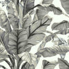 Banana Leaf Premium Peel + Stick Wallpaper Peel and Stick Wallpaper York Roll White/Black 