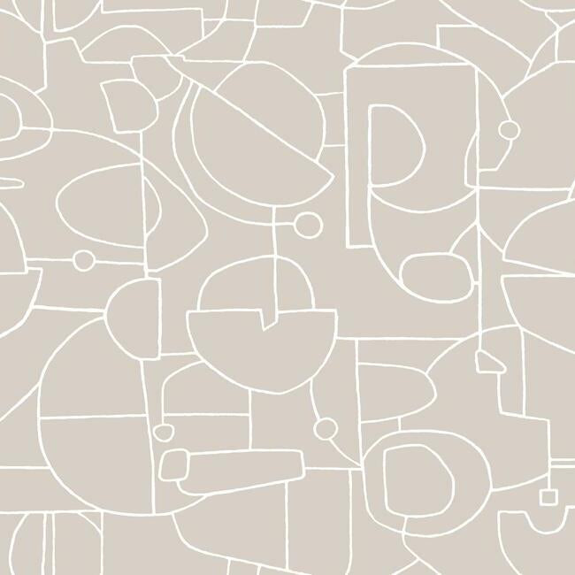 Robotics Premium Peel + Stick Wallpaper Peel and Stick Wallpaper York Roll Linen 