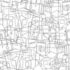 Cubist Cityscape Premium Peel + Stick Wallpaper Peel and Stick Wallpaper York Roll Black 