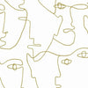 Pablo Portraits Premium Peel + Stick Wallpaper Peel and Stick Wallpaper York Roll Gold 
