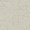 Triangulation Premium Peel + Stick Wallpaper Peel and Stick Wallpaper York Roll Linen 