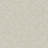 Triangulation Premium Peel + Stick Wallpaper Peel and Stick Wallpaper York Roll Linen 
