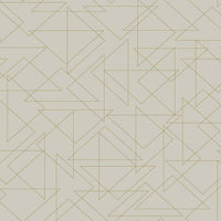 Triangulation Premium Peel + Stick Wallpaper Peel and Stick Wallpaper York Roll Linen 