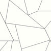 Fractured Prism Premium Peel + Stick Wallpaper Peel and Stick Wallpaper York Roll Black 