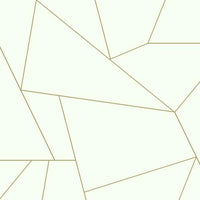 Fractured Prism Premium Peel + Stick Wallpaper Peel and Stick Wallpaper York Roll Gold 