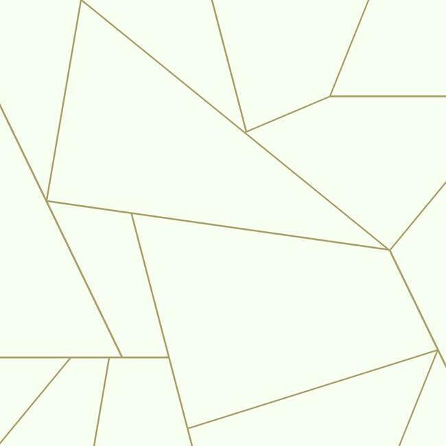 Fractured Prism Premium Peel + Stick Wallpaper Peel and Stick Wallpaper York Roll Gold 
