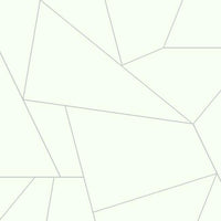 Fractured Prism Premium Peel + Stick Wallpaper Peel and Stick Wallpaper York Roll Grey 