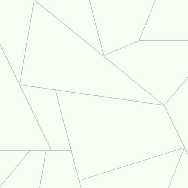 Fractured Prism Premium Peel + Stick Wallpaper Peel and Stick Wallpaper York Roll Grey 