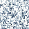 Botany Vines Premium Peel + Stick Wallpaper Peel and Stick Wallpaper York Roll Blue 