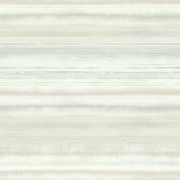 Fleeting Horizon Stripe Premium Peel + Stick Wallpaper Peel and Stick Wallpaper York Roll Clay/Mint 