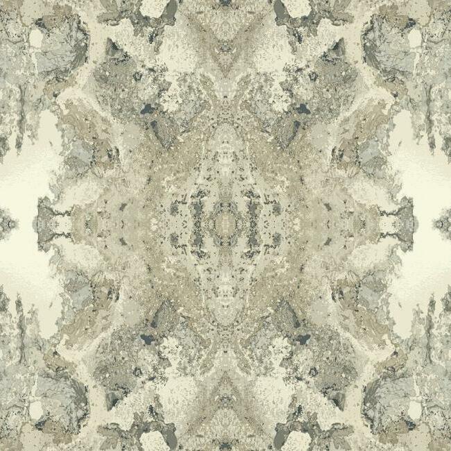 Inner Beauty Premium Peel + Stick Wallpaper Peel and Stick Wallpaper Candice Olson Roll Grey Mix 