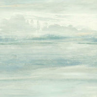 Soothing Mists Scenic Premium Peel and Stick Wallpaper Peel and Stick Wallpaper Candice Olson Roll Blue 